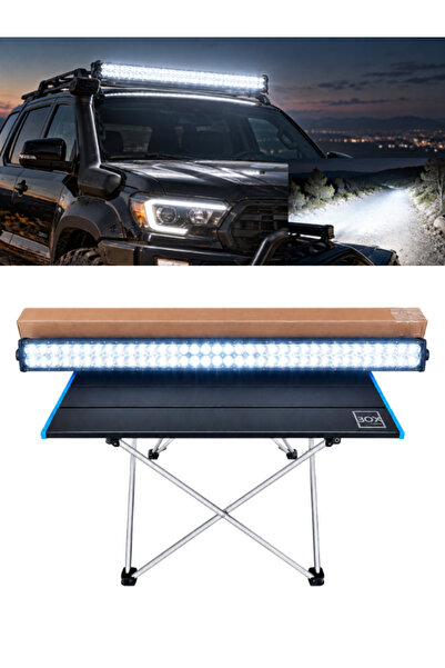 KAPOTO 112Cm Off Road Led Bar Dikdörtgen 240W 12v-24v Kamyon Tır Traktör Çeki...