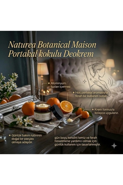 Naturea Botanical Maison Ter Kokusuna Karşı Doğal içerikli Portakal kokulu De...