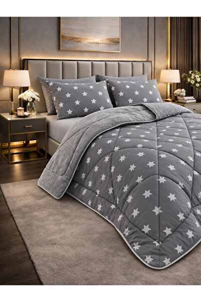 TeksNil Home Single Duvet Set Patterned Welsoft Fleece ,Anti-Allergic, Revers...