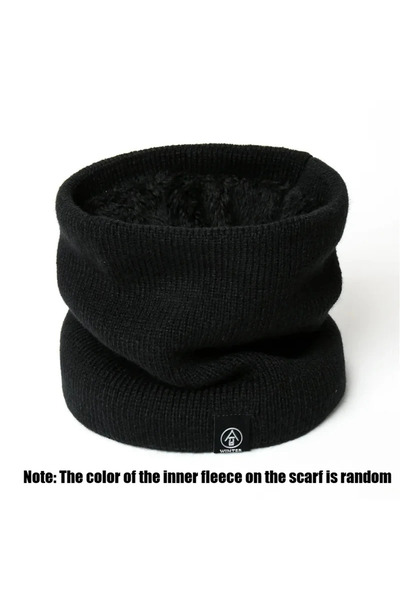 Choice black Fleece Neck Gaiter Windproof Warm Face Scarf for Men Women Winte...