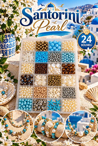 By MO Accessories Yaz Sezonu Doğal Taş Deniz Yıldızı Deniz Kabuğu Fimo Kum Bo...