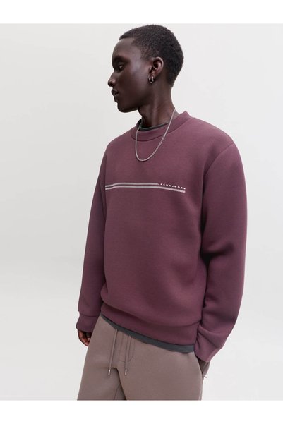Jack & Jones Jcofusıon Scuba Kahverengi Erkek Sweatshirt 12289830