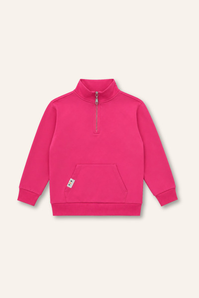Zeyland Unisex Children's Collared Zippered Sweatshirt - Fusya