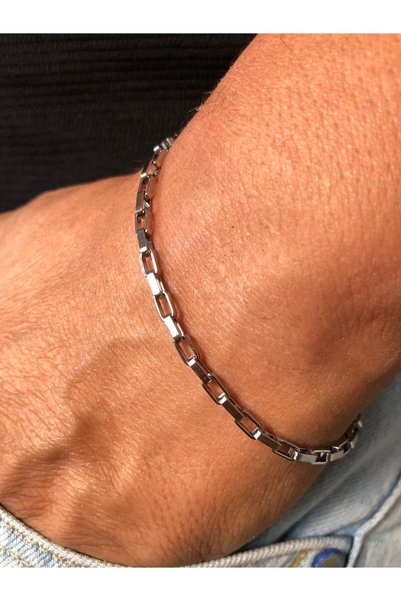 vogutima Men's Steel Bracelet - Square Model Stainless Steel Gift Bracelet fo...