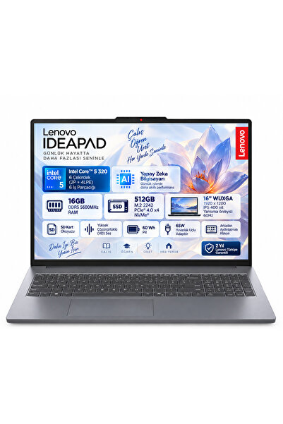 LENOVO IdeaPad Slim 3 16IWC11 Intel Core 5 320 16GB 512GB SSD 16" WUXGA (1920...