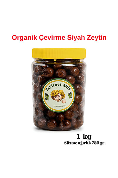 Siyah Zeytin Organik (Yeni Sezon) Çevirme 1000 gr