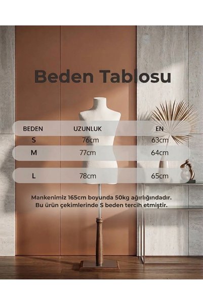manoire Dik Yaka Paraşüt Oversize Mont