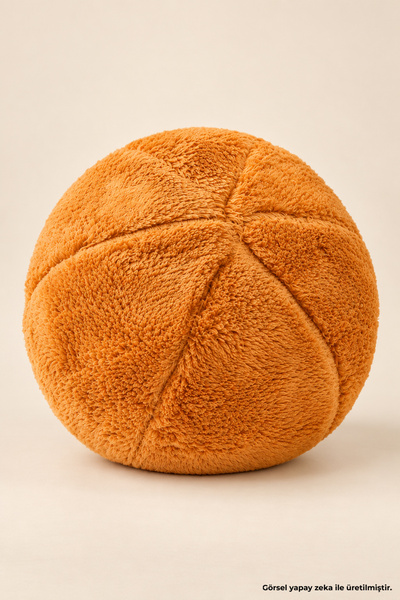 Pabtex Plush Ball Pillow - Round Decorative Pillow, Soft Plush Home Decor