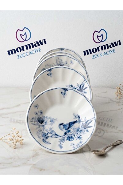 Güral Güral Porcelain Bird 12 Pieces 11 cm Tea Plate