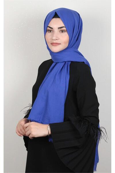 Eşarppark Pamuklu Düz Şal 2803-18 Saks