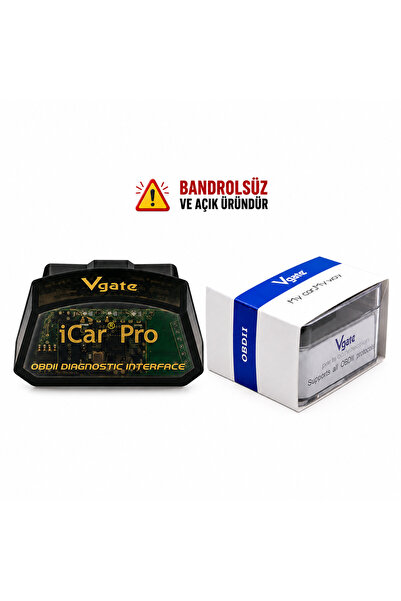 vgate icar Pro V2.3 Bluetooth 4.0 Bağlantılı Arıza Tespit Cihazı Bimmercode C...