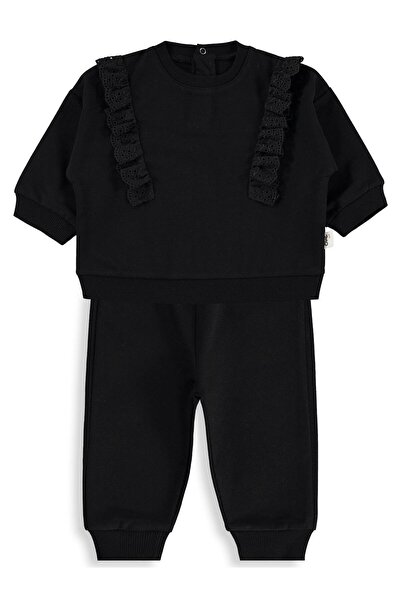 Civil Baby Düz Basic 6-18 Ay Takım - Siyah