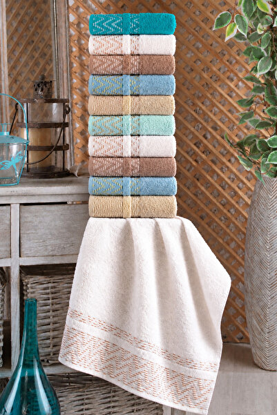 BİNNUR HOME Alia Soft 50x90 Cm 10'lu El Ve Yüz Havlu Set