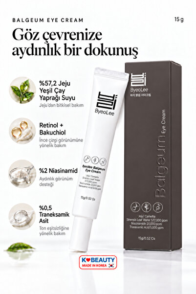 byeolee Balgeum Jeju Bakuchoil & Retinol & TranexamicAcid Göz Çevresi Bakım K...