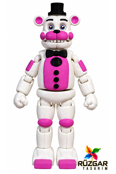 Rüzgar Tasarım Fnaf Five Nights at Freddy's Funtime Freddy Fnaf Eklemli Oyuncak