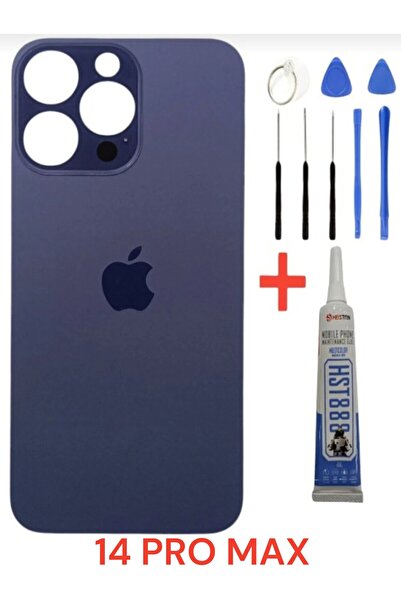 indirimplus İphone 14 Pro Max Arka Kapak 14 Pro Max Kasa Pil Kapağı Cam Ürün ...