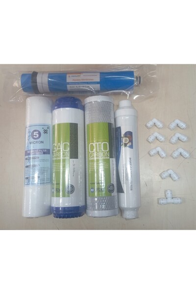 Su Arıtma Cihazı Filtresi Açık kasa 5'li Set