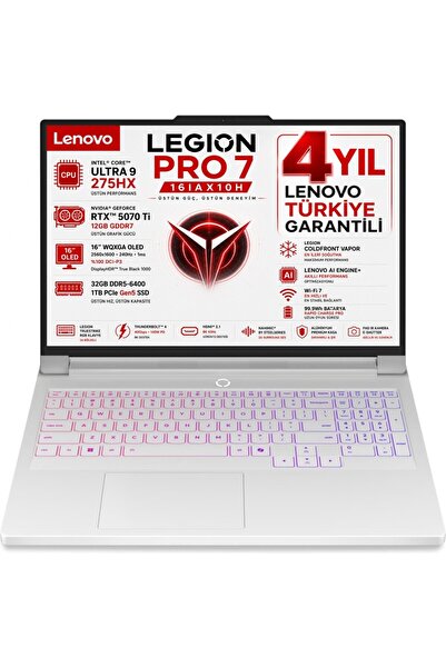 LENOVO Legion Pro 7 Intel Core Ultra 9 275HX 32GB 1TB SSD RTX 5070 Ti 12GB 16...
