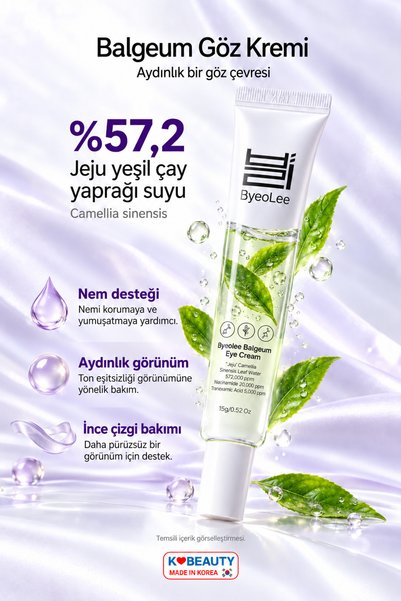 byeolee Balgeum Jeju Bakuchoil & Retinol & Tranexamicacid Eye Contour Care Korean Eye Cream 15 Gr