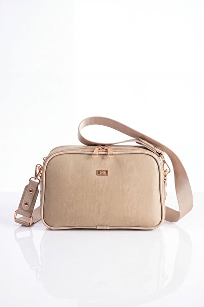 VIATOX As 724 Women's Baguette Bag Handbag Shoulder Bag Mink