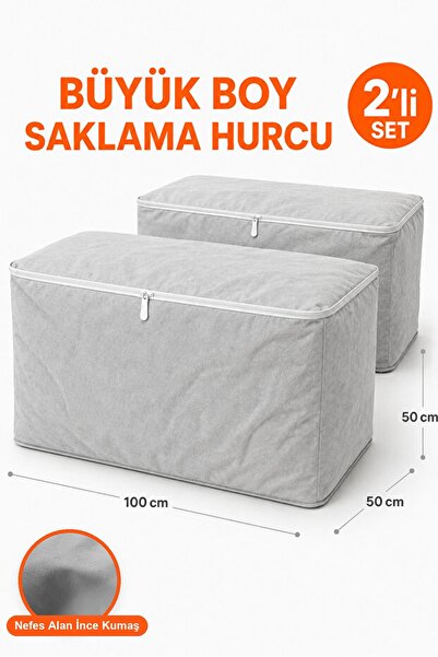 Arkhelais Yorgan Hurcu Battaniye Hurcu Battal Boy Fermuarlı Kıyafet Saklama H...