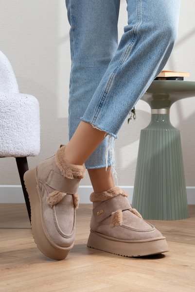 MERETTO By Akıl Mira Velcro Design Boots