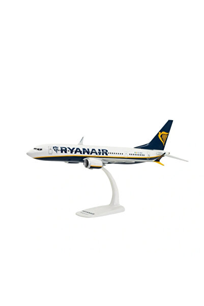 PPC Holland Model de avion Ryan Air Boeing B737 – 8 max, 40 cm, scară 1:100