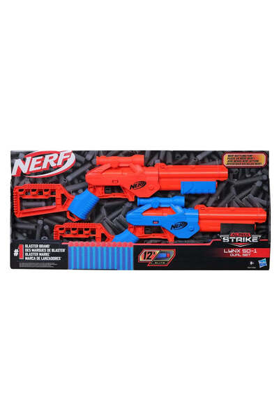 Nerf Σετ 2 εκτοξευτών Alpha Strike - Lynx SD-1, 12 βλήματα