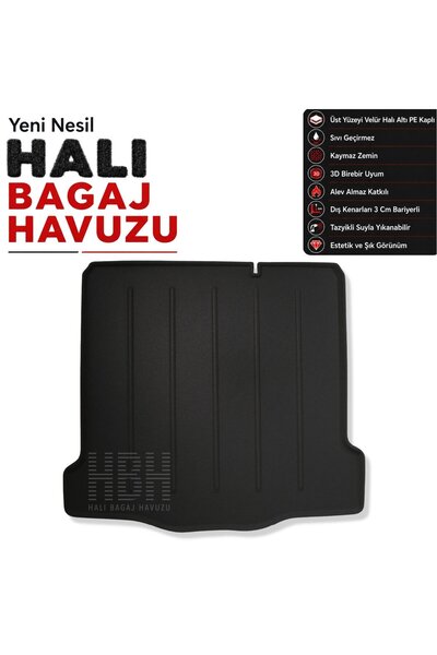 öz-iş Ford Focus Sedan Halı Bagaj Havuzu (2025 Sonrası)