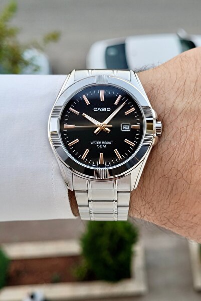 Casio Bronz Siyah Metalik Renk 2 Yıl Garantili Erkek Kol Saati