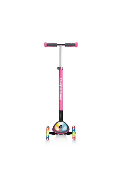 Globber Elite Deluxe Flash Full Işıklı Scooter - Pembe