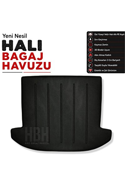 öz-iş Chery Tiggo 8 Pro Halı Bagaj Havuzu Excellent (Pro Max ile Uyumlu) (202...