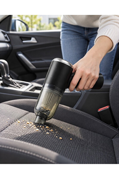 OEM Mini aspirator fără fir pentru mașină și birou, autonomie 10 min