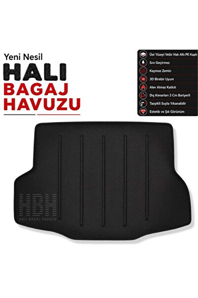 Honda City Halı Bagaj Havuzu 2021 Sonrası Uyumlu