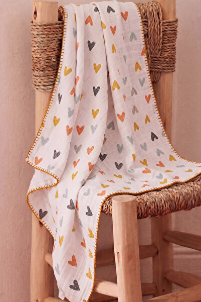 Rocha Baby Muslin Baby Blanket 80X90 cm - Various Pattern and Color Options