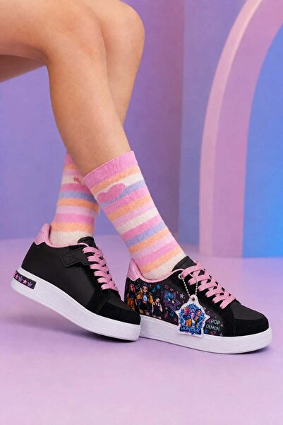 Pop Star Kız Çocuk Aksesuarlı Günlük Sneaker Ayakkabı