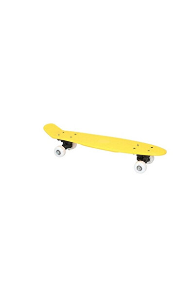 No Fear Skateboard για παιδιά, 57x15x9cm PP/PVC, Κίτρινο