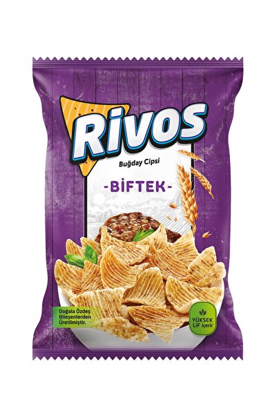 Haşiroğlu Rivos Buğday Cipsi (Biftek)- 10lu Paket