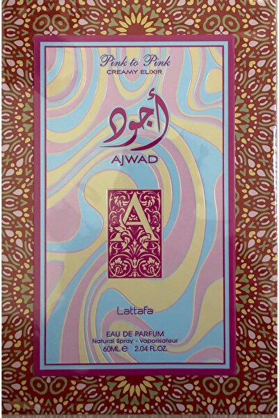 lattafa AJWAD PINK TO PINK CREAMY ELIXIR 60ML