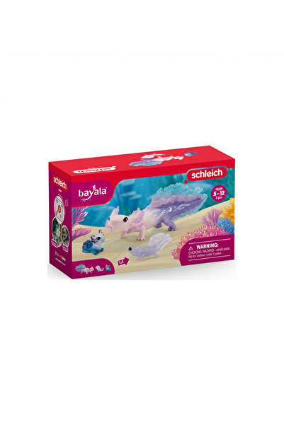 SCHLEICH Комплект за игра Bayala Аксолотъл 42628, 3 части, 3 години+