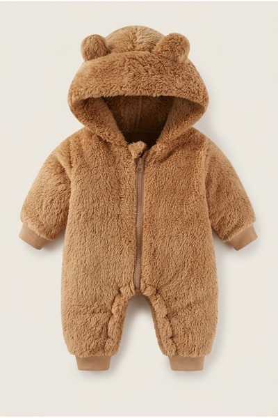 TEGA Welsoft Unisex Bebek Çocuk Kışlık Fermuarlı Peluş Uyku Tulumu, Bebek ve ...