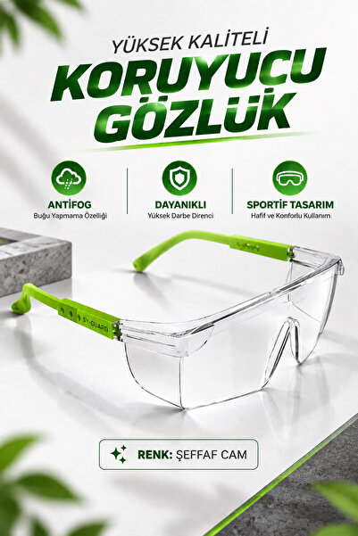 NZB Iş Güvenlik Gözlüğü Antifog Buğulanmaz Ayarlı Çapak Koruyucu Gözlük S400 ...