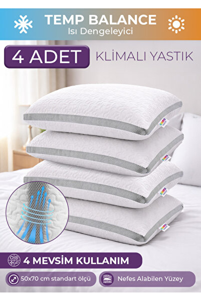 Days In Colours 4 Adet Klimalı Silikon Yastık - DayCool Serisi - 4 x 800 Gram...
