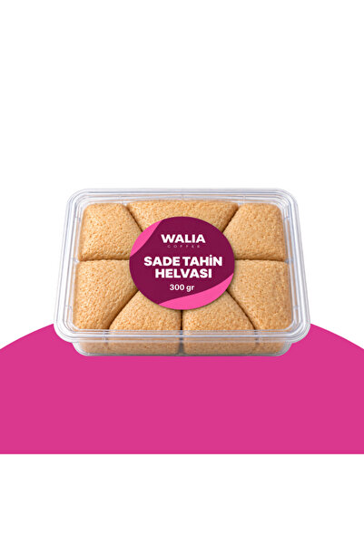 WALIA COFFEE ETHIOPIA Sade Rafine Şekersiz El Yapımı Taze Tahin Helvası 300gr