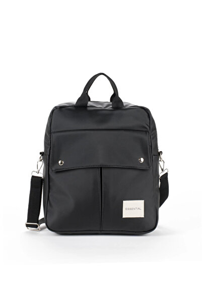 citycenterfashion Kadın saten Kumaş Sırt Çantası Çok Gözlü Sırt Model Backpac...