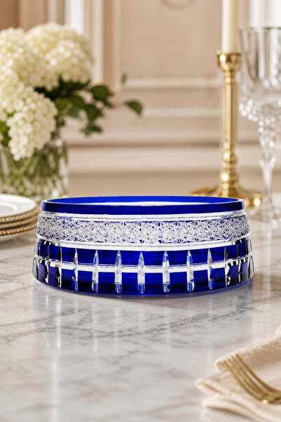 Kristal Market Mercury Large Bowl Eternal Model Cut Crystal Handcrafted