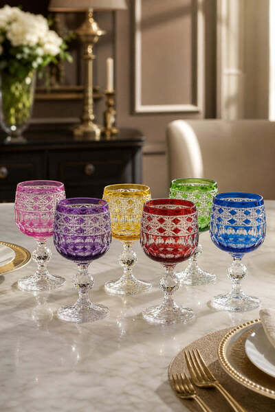 Kristal Market Handmade Bohemia Crystal Haven Pattern Special Design Avant-Ga...