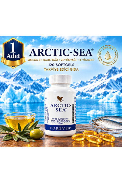 Forever Living Arctic Sea Omega-3 Balık Yağı ve E Vitamini İçeren Takviye Edi...
