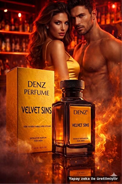 Denz Perfume VELVET SİNS ERKEK PARFÜM YASAKLI DOKUNUŞLARIN KOKUSU EXTRAİT KAL...