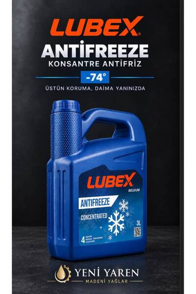 Lubex Mavi Konsantre Antifiriz -74 3 LT